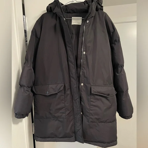 SAMSOE SAMSOE black puffer jacket - Picture 5 of 6